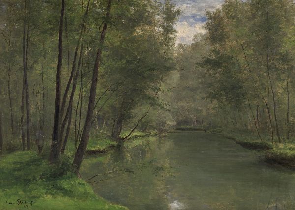 César De Cock, Along the River Epte in Gasny