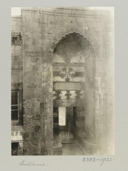 K.A.C. Creswell, Entrance portal of Mosque al-Sarawi in al-Bayyada, Aleppo