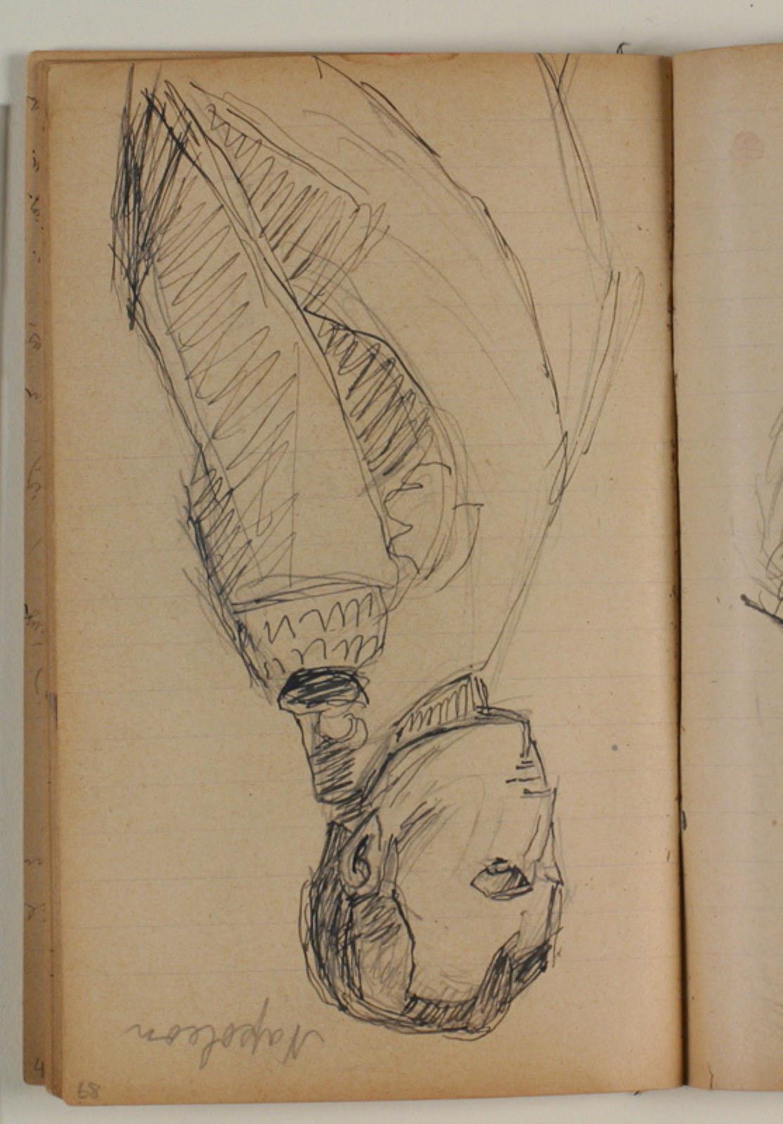 Niels Larsen Stevns, Studie af Napoleon. Efter maleri på Frederiksborg?