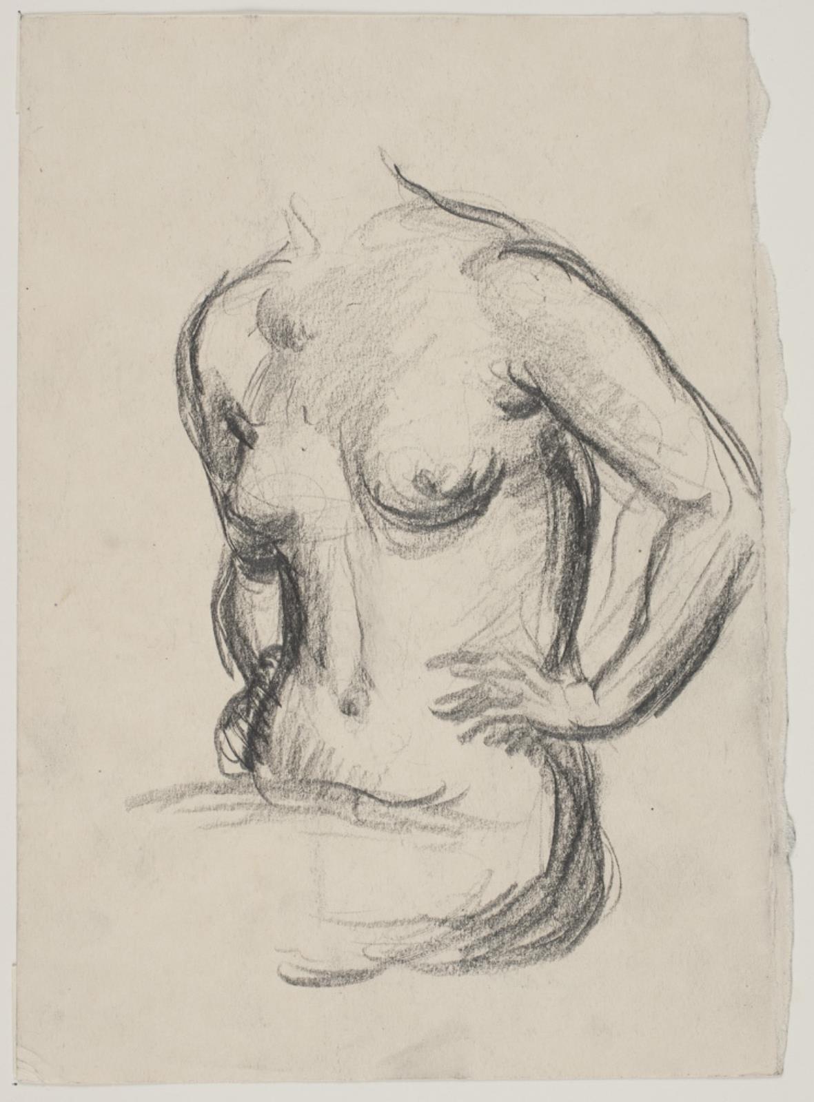 Vilhelm Lundstrøm, Siddende kvindelig model