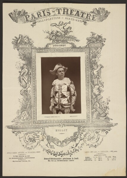 Étienne Carjat, Paris Theatre: Morlet
