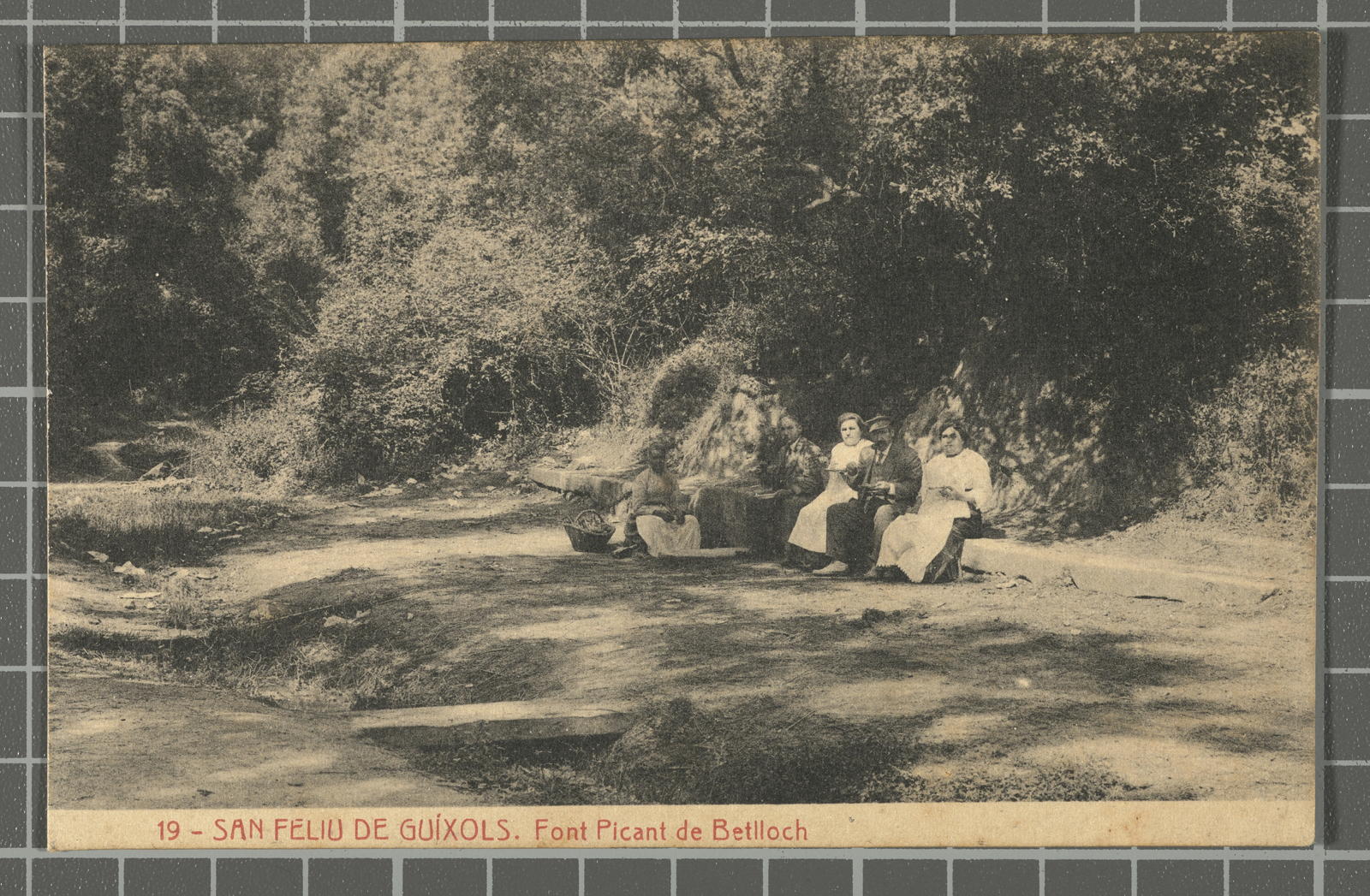 Desconegut, 19 - San Feliu de Guíxols. Font Picant de Betlloch