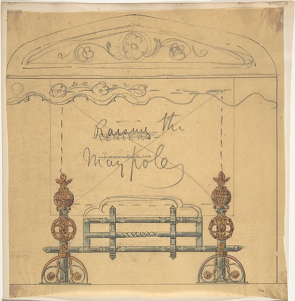 Anonymous, British, 19th century, Design for a Grate