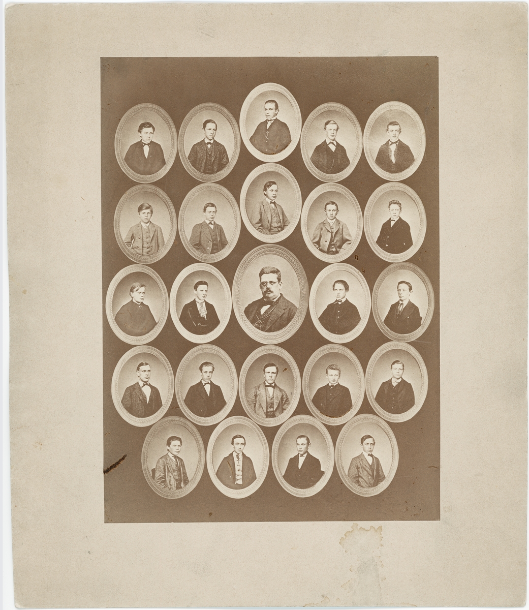 Okänd,, Övre Femte Latin, Klass A, Uppsala 1870