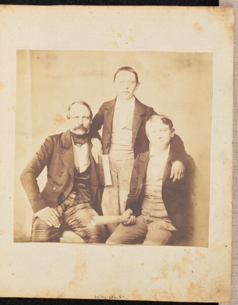 Jakob Höflinger, [Portrait of three men]