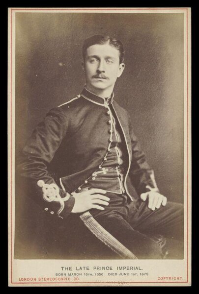 London Stereoscopic and Photographic Company, The Late Prince Imperial (Napoléon Eugène Louis Jean Joseph Bonaparte; 16 March 1856 – 1 June 1879)