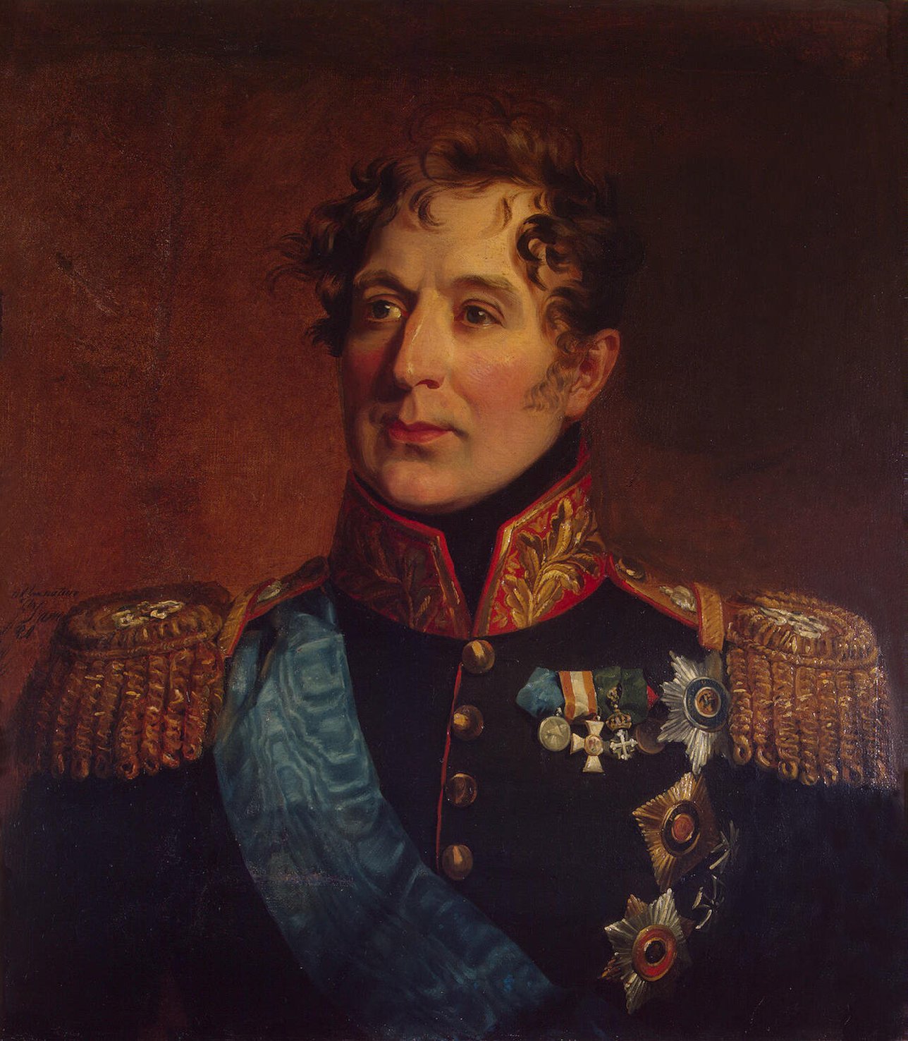 George Dawe, Portrait of Mikhail A. Miloradovich (1771-1825)