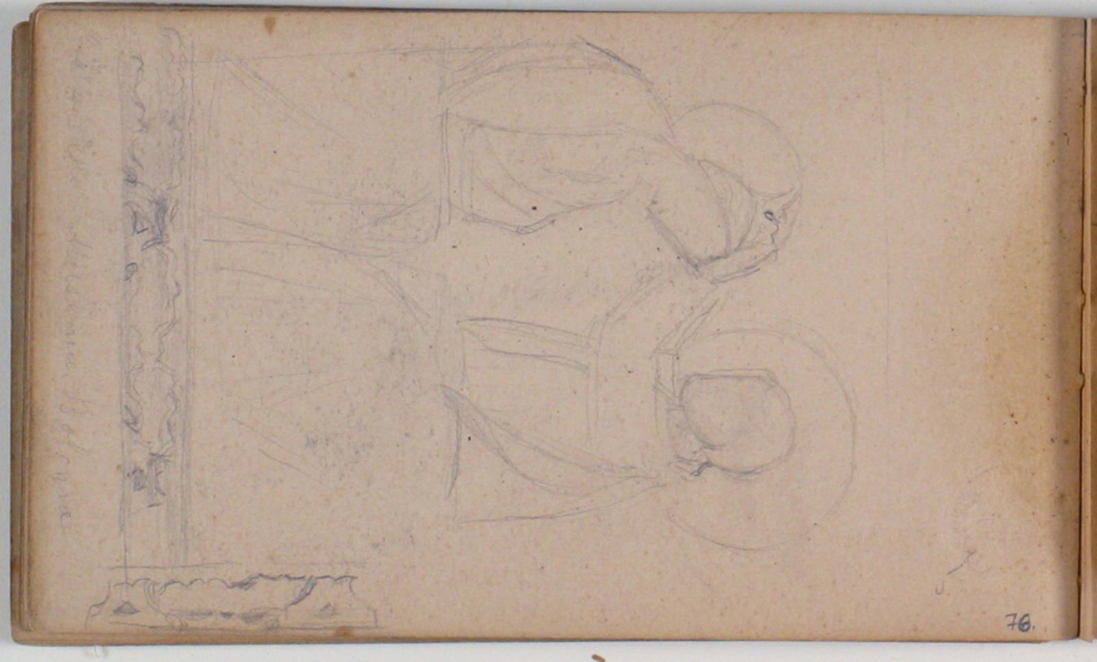 Niels Larsen Stevns, Studie efter maleri af Marias himmelkroning. "Giotto skole"; Museet i Bologna