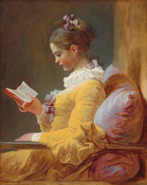 Jean Honoré Fragonard, Young Girl Reading