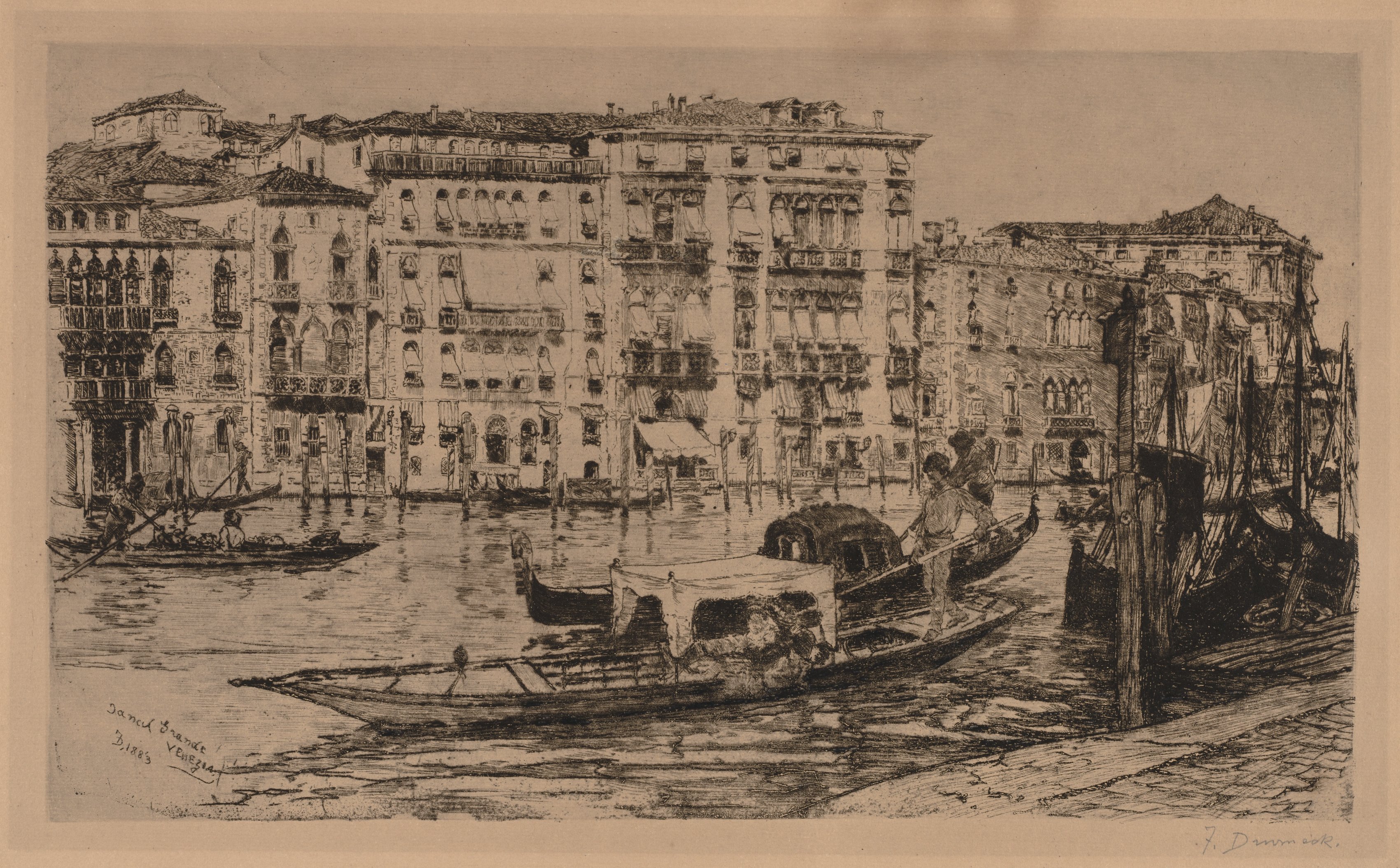 Frank Duveneck, Grand Canal, Venice