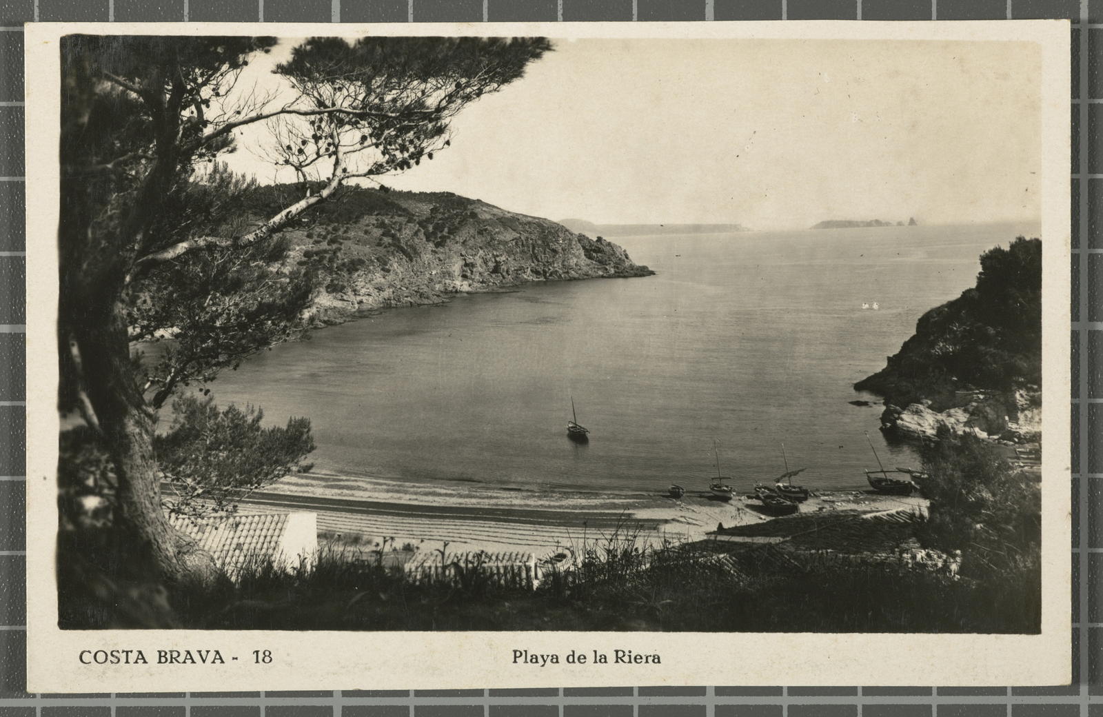 Desconegut, Costa Brava - 18. Bagur. Playa de la Riera