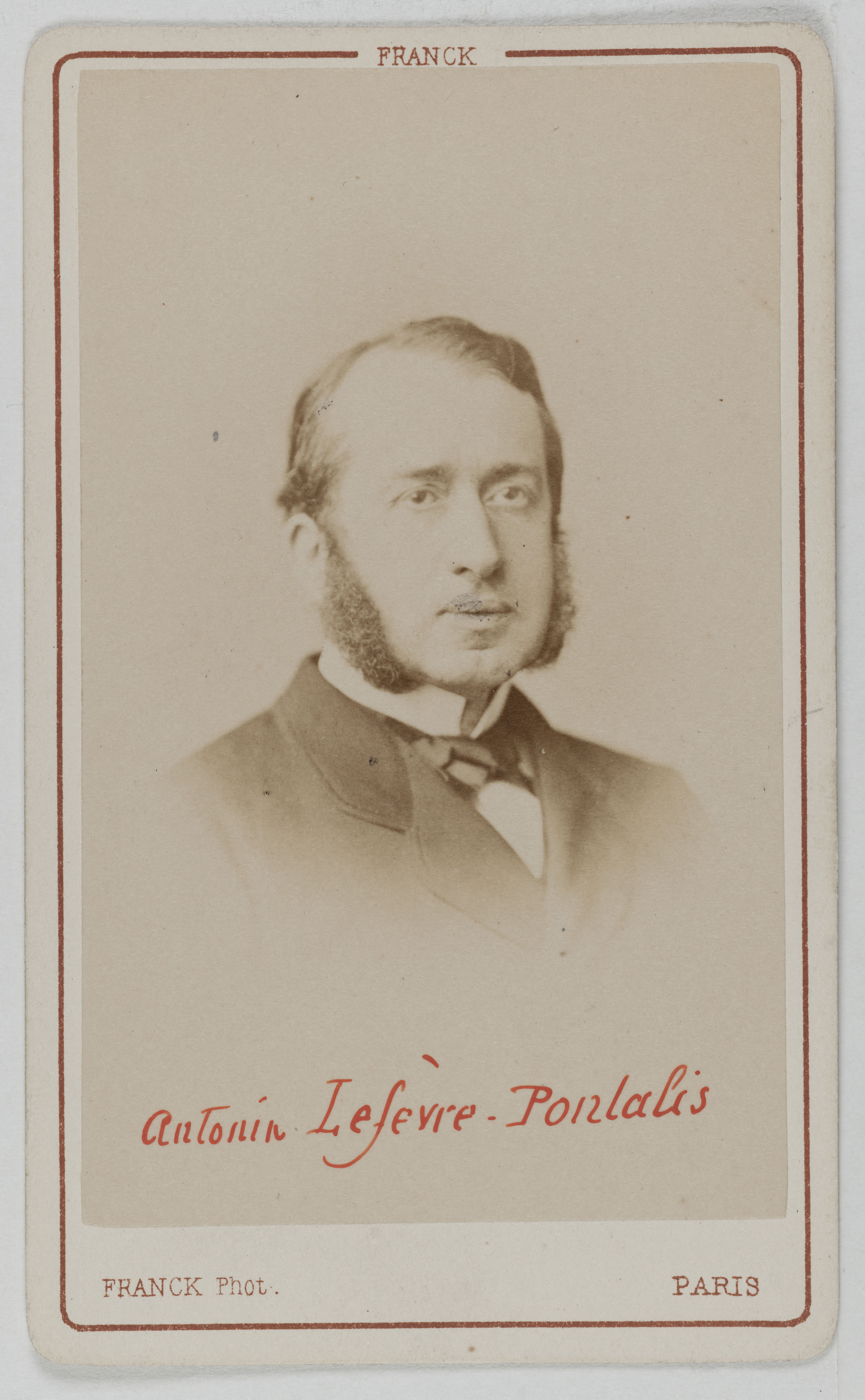 Franck, Portrait d'Antonin Lefèvre-Pontalis (1830-1903), publiciste et homme politique