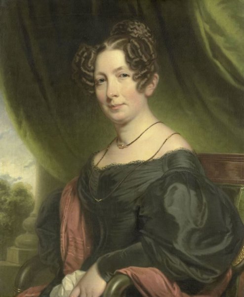 Charles Howard Hodges, Maria Antoinette Charlotte Sanderson (1782-1859), Wife of Johan Fraser