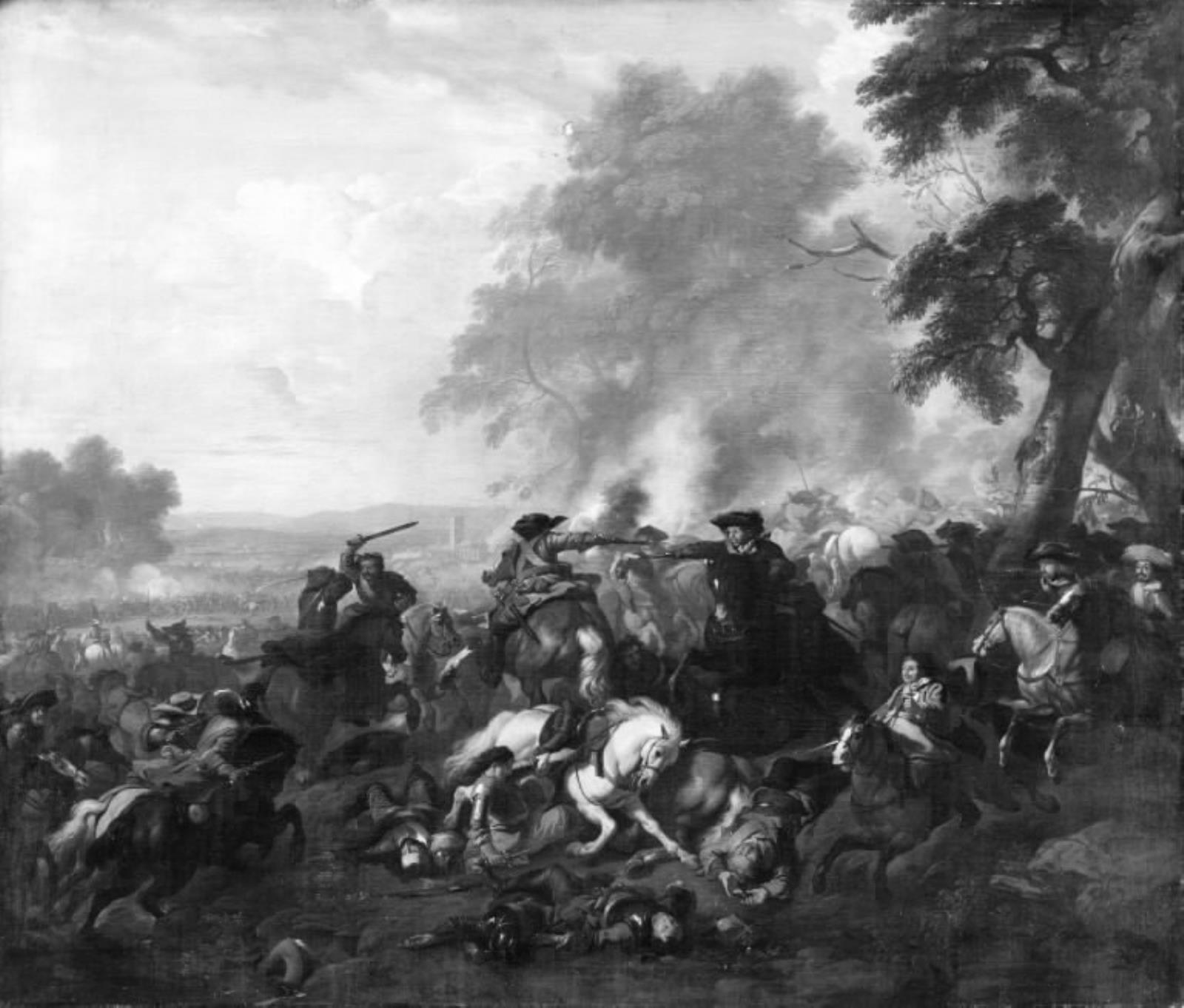 Jan van Huchtenburg, En bataille
