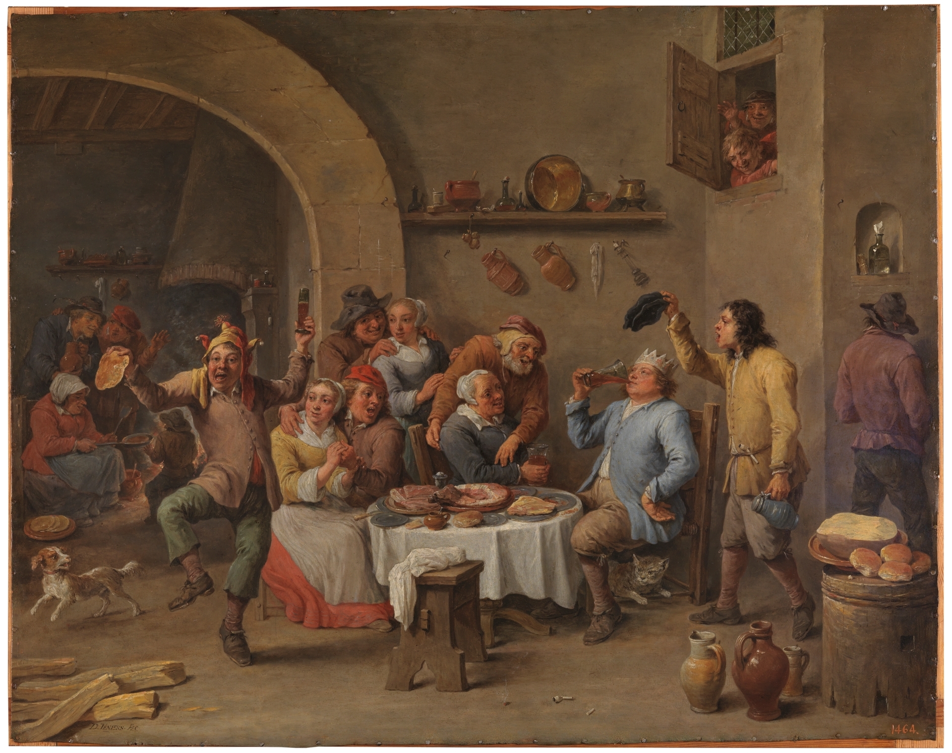 David Teniers the Younger, The King Drinks