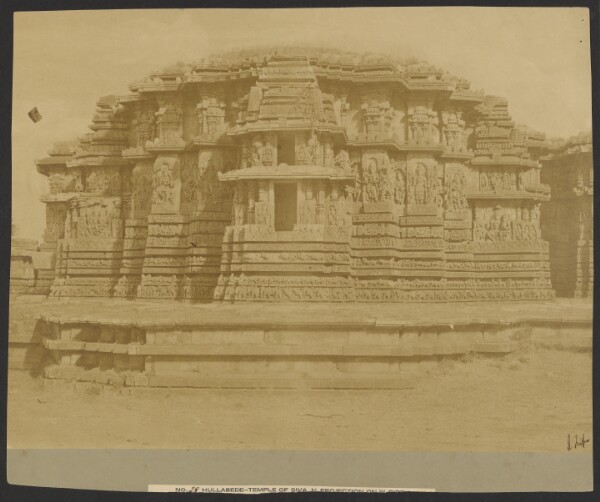 Capt. Linnaeus Tripe, Hullabede - Temple of Siva, North Projection on West Side