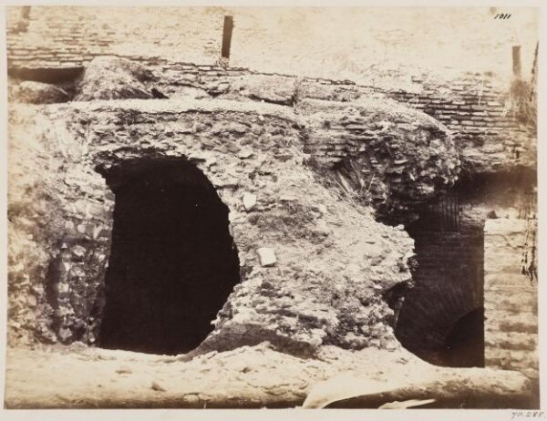 Parker, John Henry, Excavations, 1868 - reservoir and aqueduct of Trajan, on the western slope of the Caelian, near the Porta Capena, in the vineyard of the monks of S. Gregory