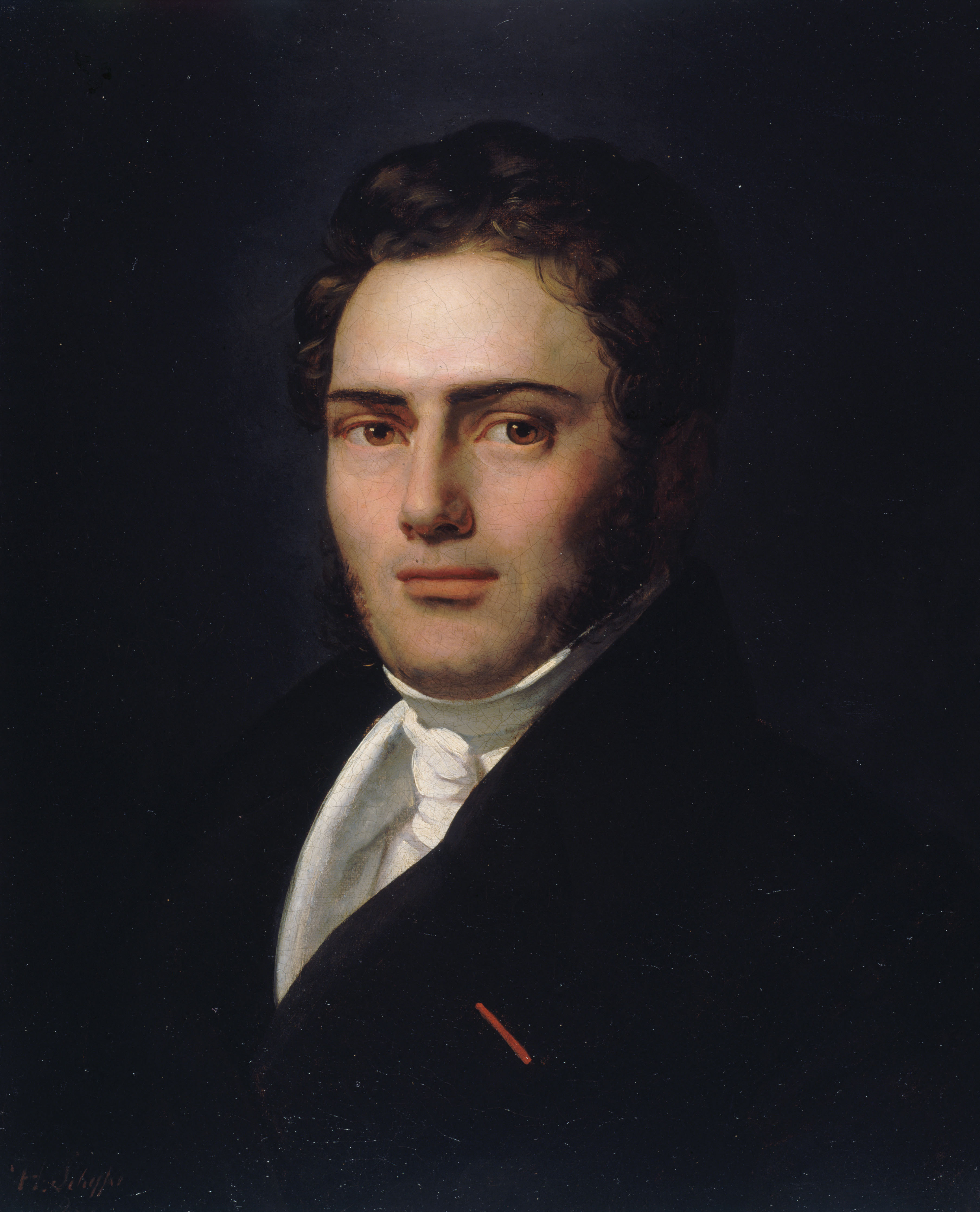 Henry Scheffer, Portrait de Saint-Amand Bazard