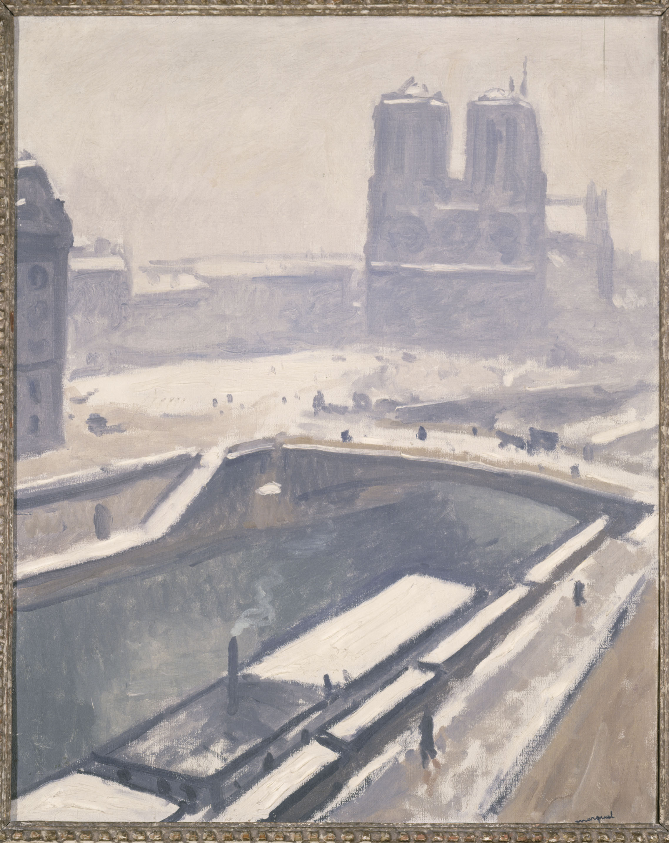 Albert Marquet, Vue de Notre-Dame sous la neige