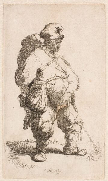 Rembrandt van Rijn, Mand, der lader sit vand