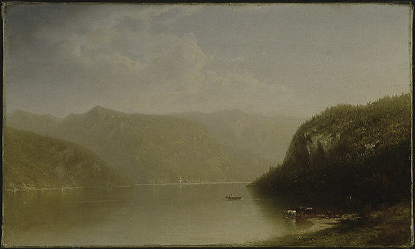 John William Casilear, Mountain Lake Scene