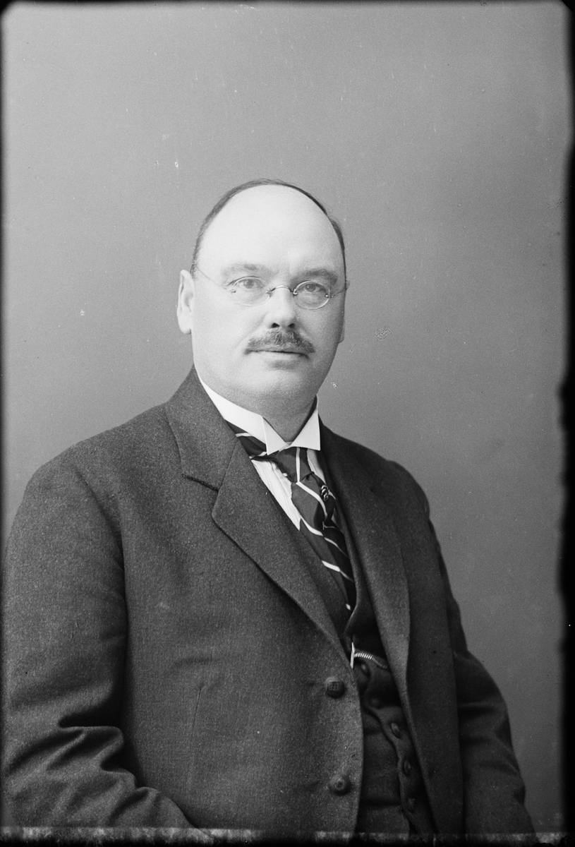 Skötsner-Edhlund, Ateljéporträtt - Hugo Brand, Östhammar, Uppland