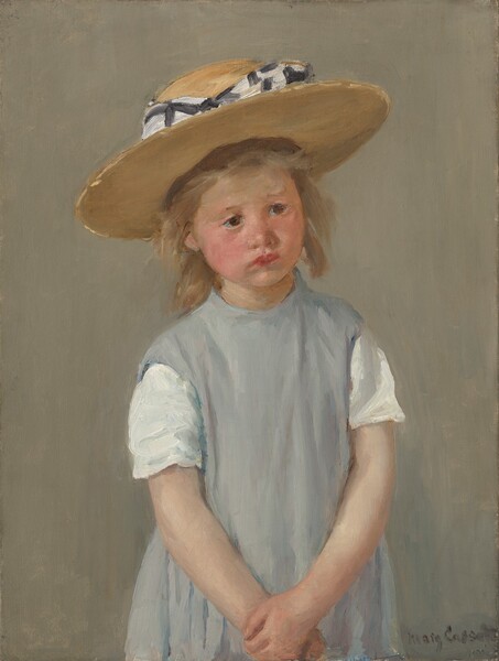 Mary Cassatt, Child in a Straw Hat