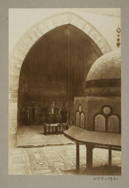 K.A.C. Creswell, Qibla iwan and courtyard of the Madrasa of Mamluk Sultan Hasan, Cairo