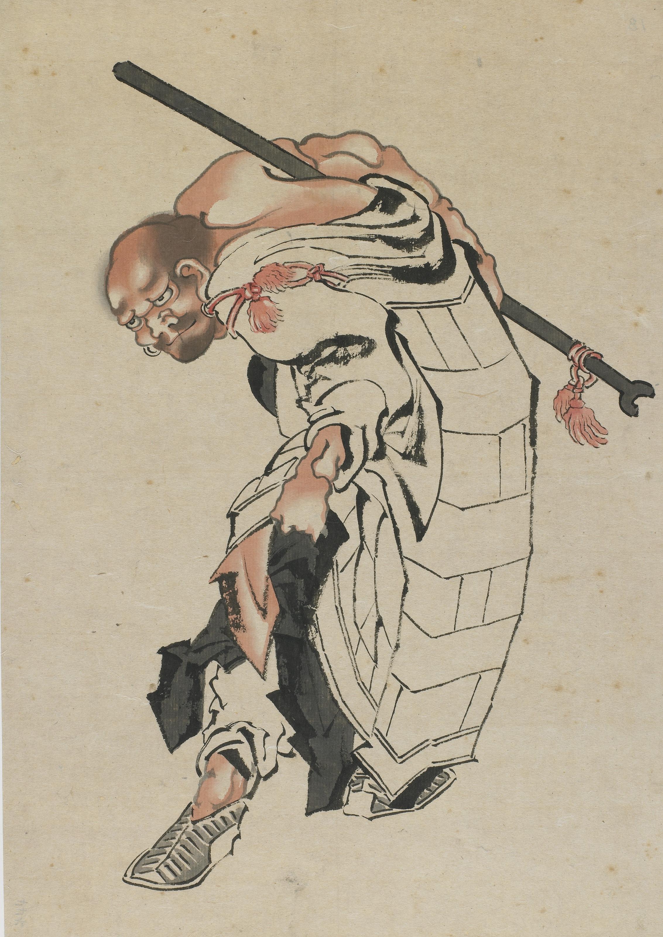 Katsushika Hokusai, Buddhist figure