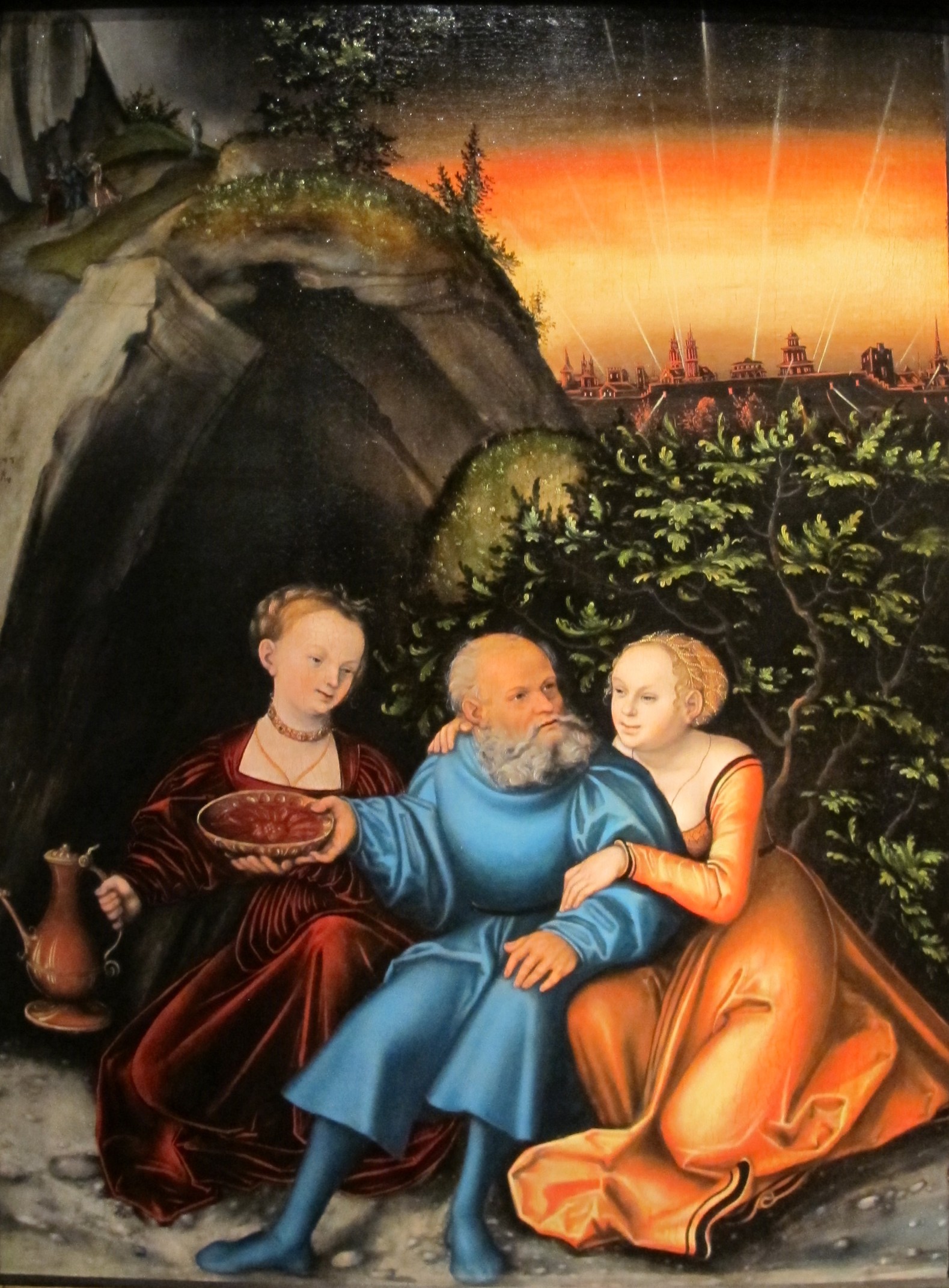 Lucas Cranach the Elder, Lot and his daughters