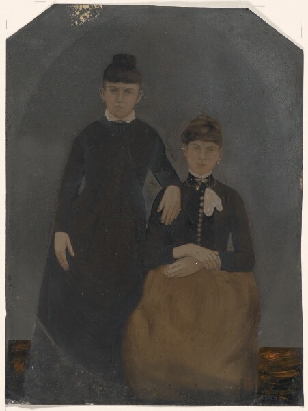 Unknown, [Portrait of two young women]