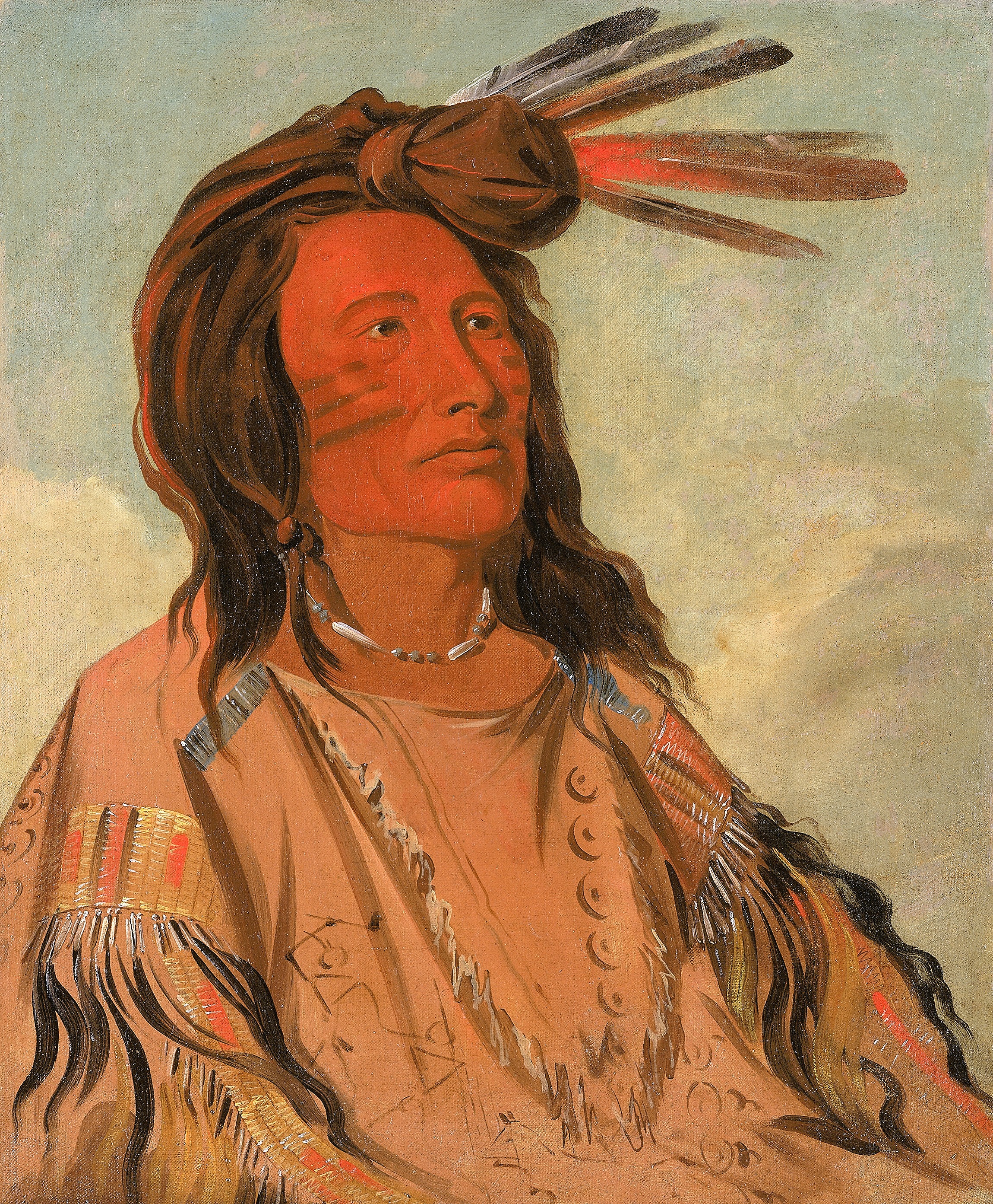 George Catlin, Tchán-dee, Tobacco, an Oglala Chief