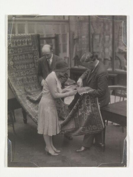 Hoppé, Emil Otto, Textile Room, Victoria & Albert Museum