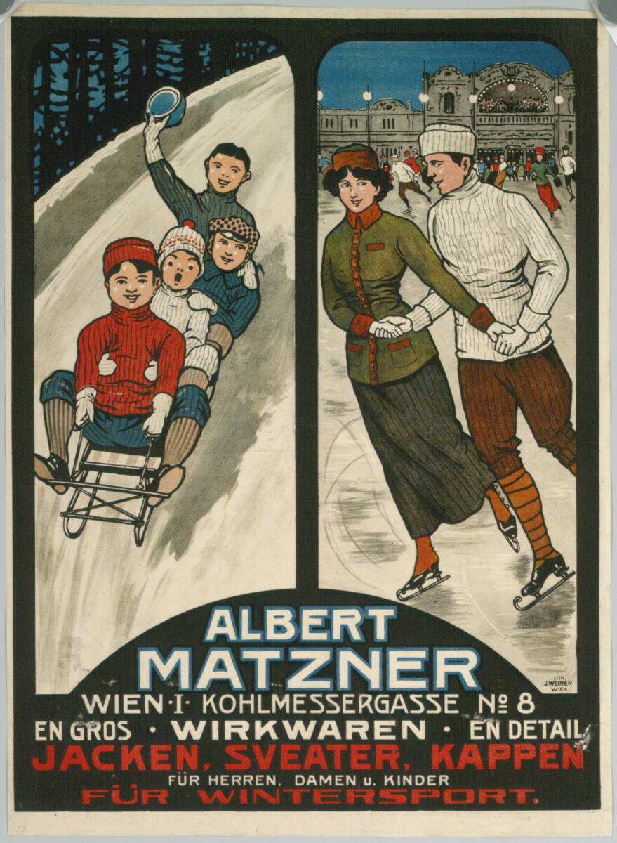 Anonym, ALBERT MATZNER; WIRKWAREN; WIEN I. KOHLMESSERGASSE No. 8