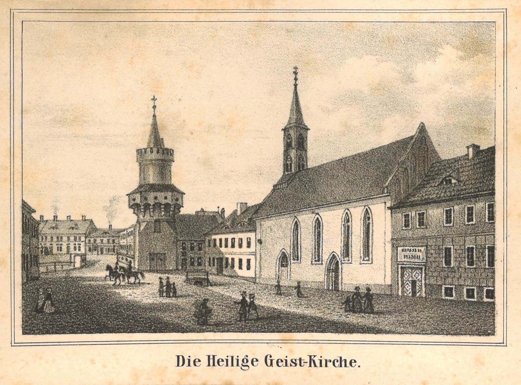Gustav Frank (Lithograf), Prenzlau: Heilig-Geist-Kapelle