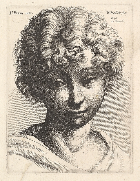 Wenceslaus Hollar, Head of a young girl