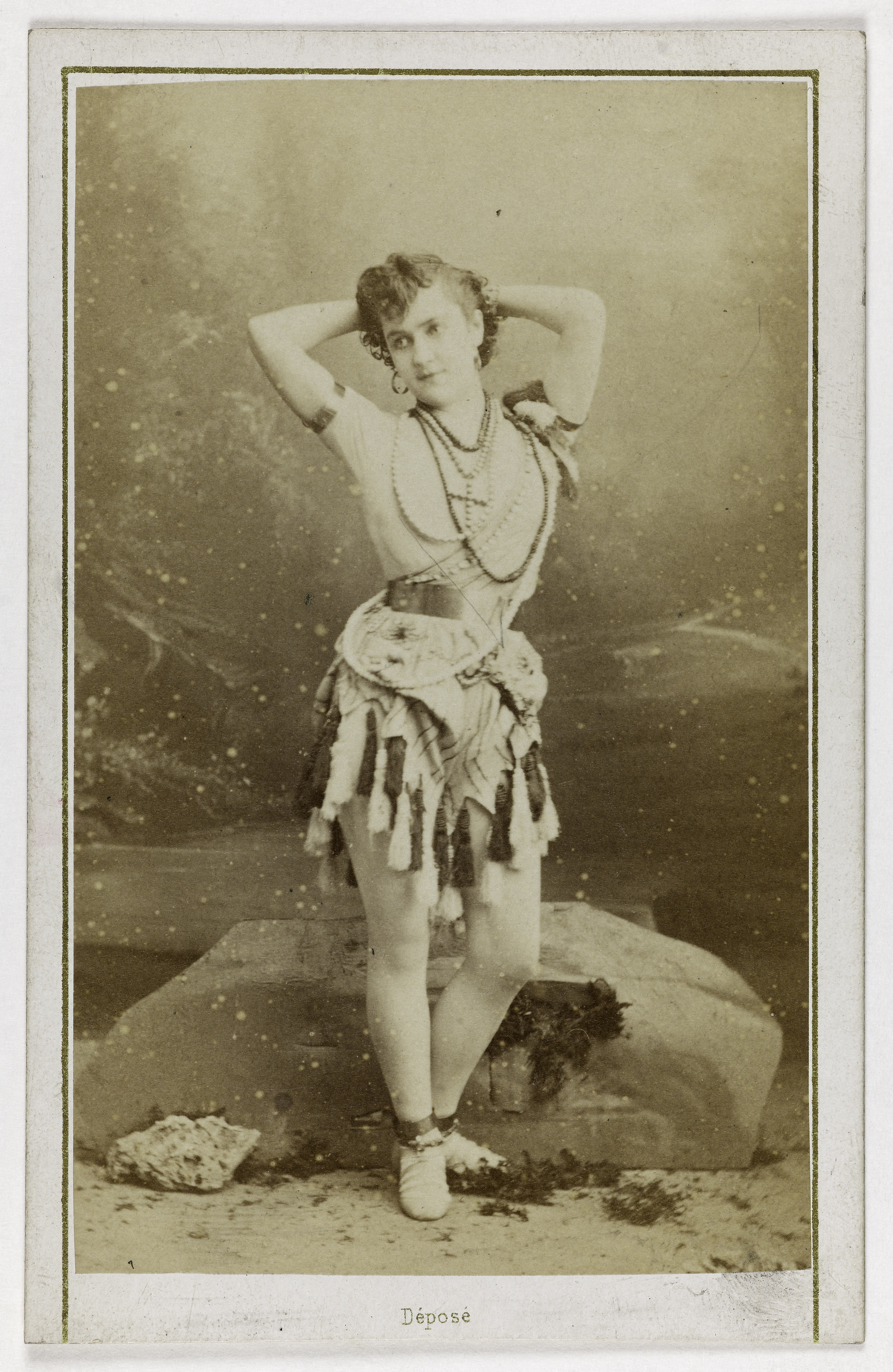 Charles Reutlinger, Portrait d'Adah Isaacs Menken (1835-1868), femme de lettres, actrice et danseuse.