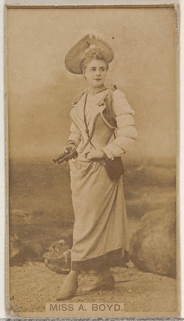 Allen & Ginter, Miss A. Boyd, from the Actors and Actresses series (N45, Type 8) for Virginia Brights Cigarettes
