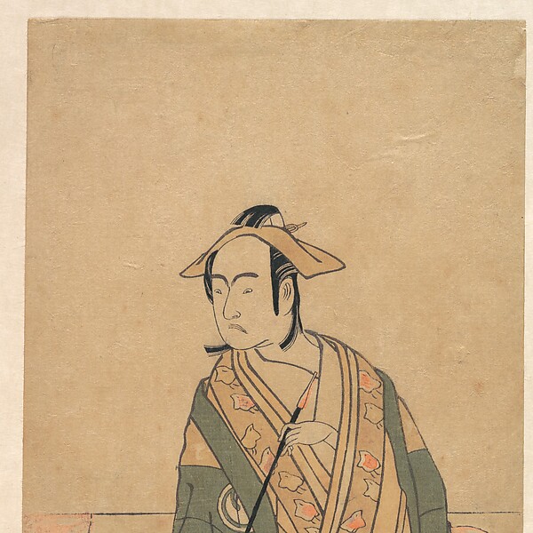 Katsukawa Shunshō　勝川春章, The Third Sawamura Sojūrō in the Role of Soga no Jūrō