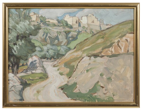 Anna Boberg, Vägen till Jerusalem. Studie