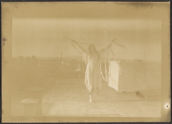 Louis Fleckenstein, [Florence Dancing in Native American Costume]