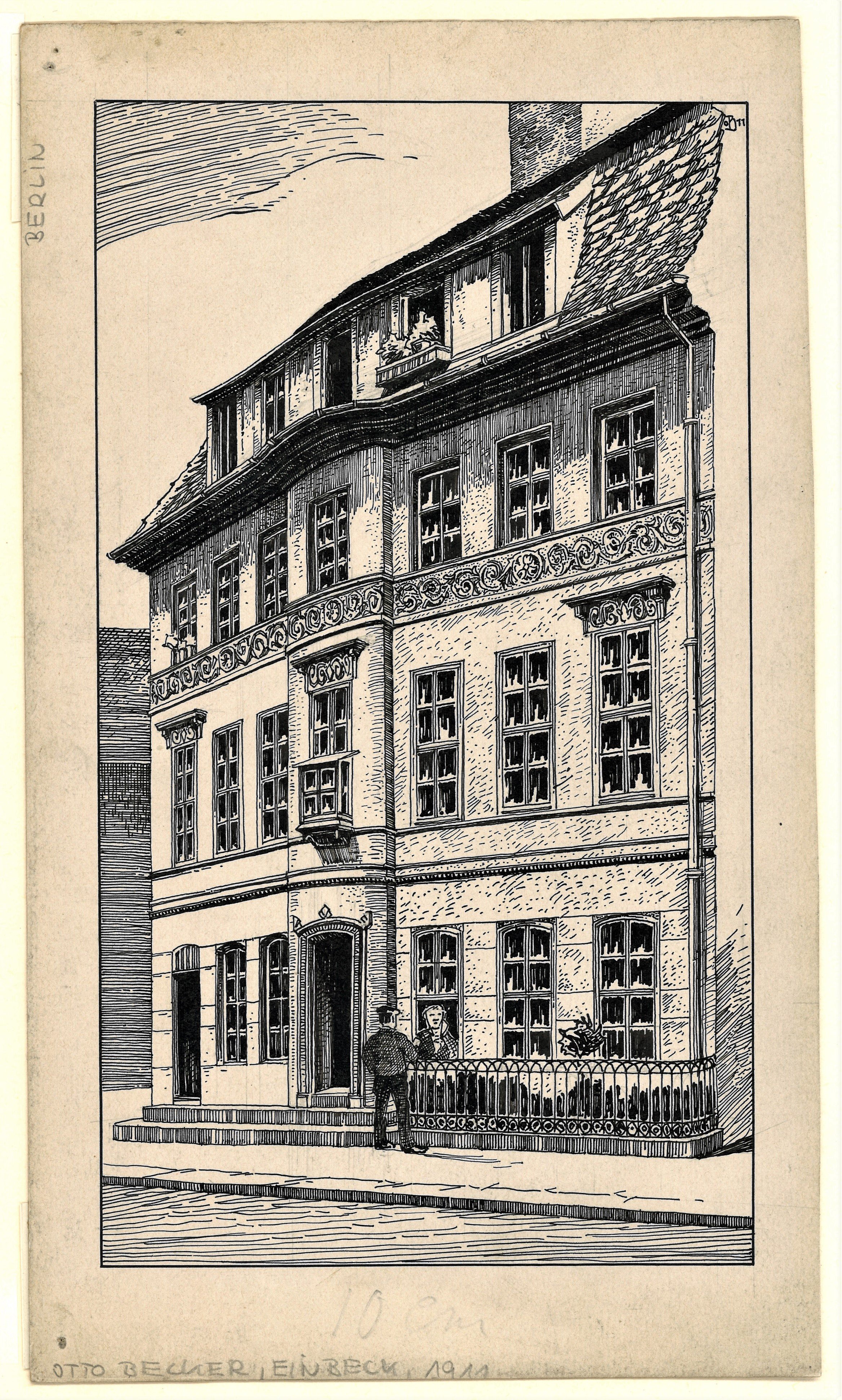 Otto Becker (Maler), Berlin-Mitte: Knoblauchhaus (Poststraße 23)