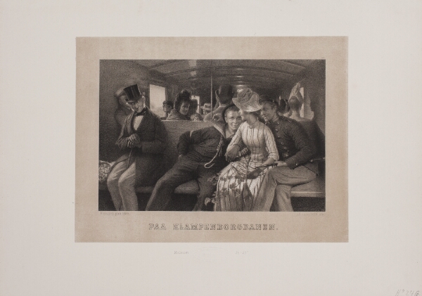 Adolph Kittendorff, På Klampenborgbanen