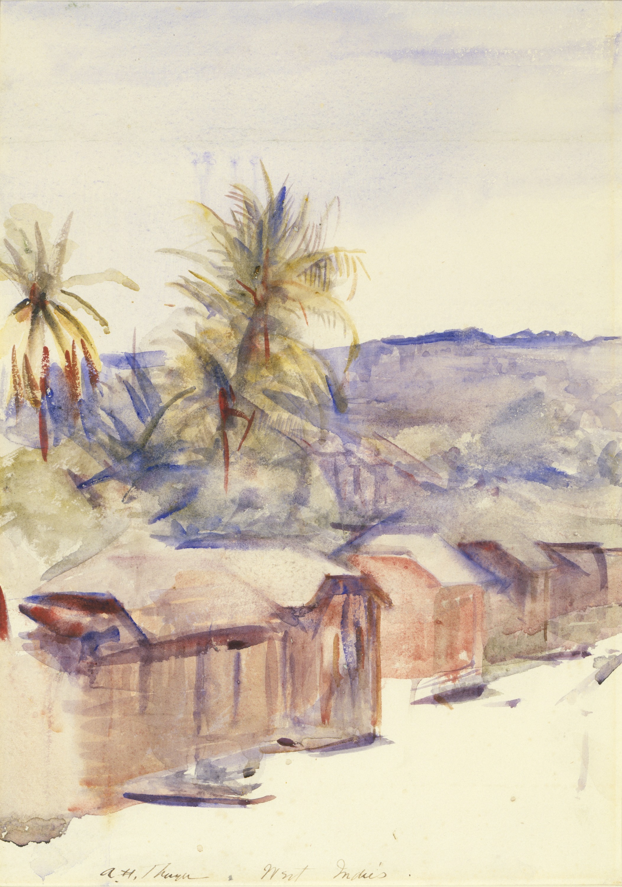 Abbott Handerson Thayer, Village Street, Dominica