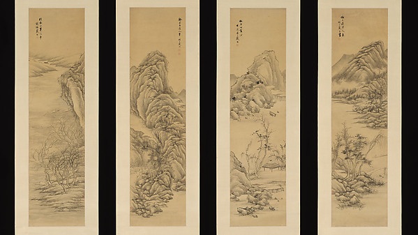 Dai Xi, Landscapes after old masters