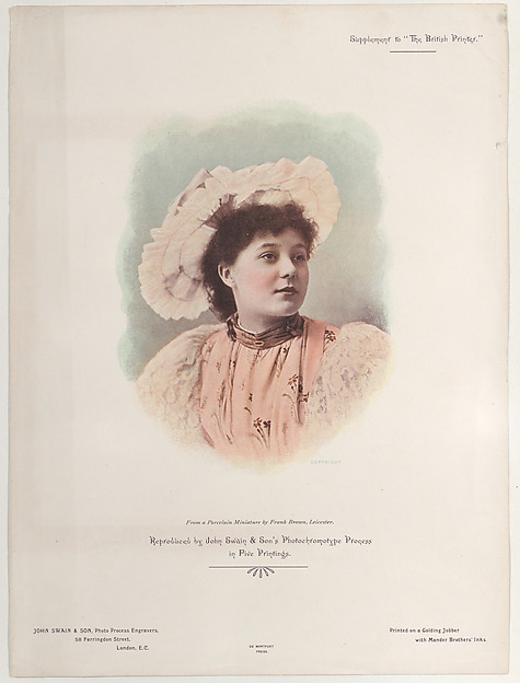 Anonymous, British, 19th century, Advertisement for John Swain & Son, Photo Process Engravers in "The British Printer"