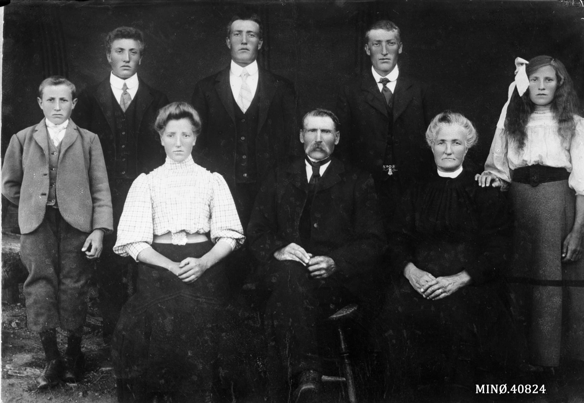 Oscar Holte, Familiebilde
