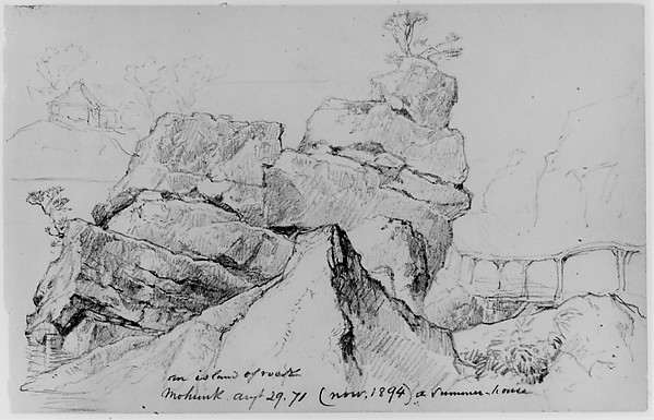 Daniel Huntington, Mohonk, 1871 (from Sketchbook)