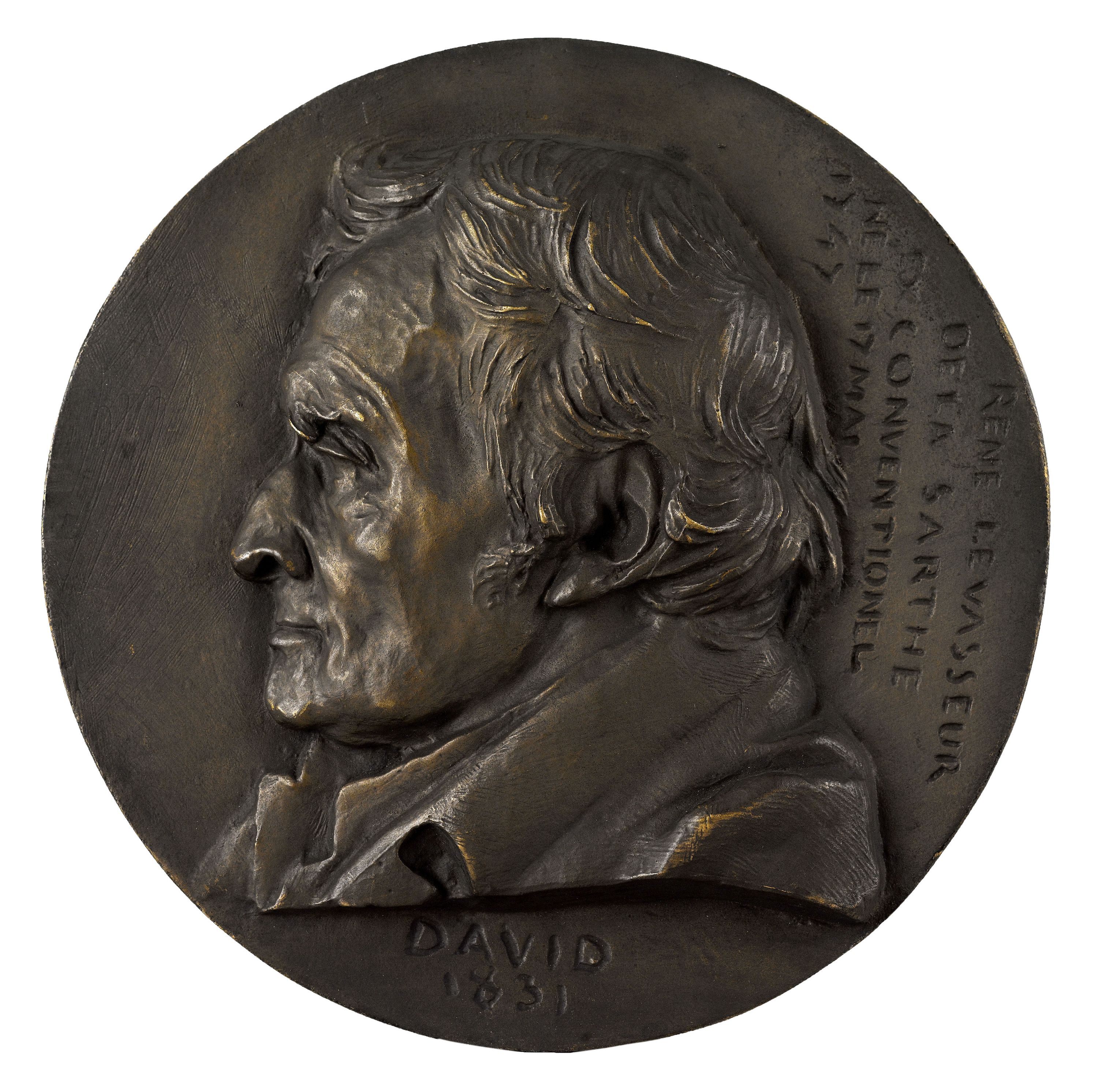 David d'Angers, Portrait de René Levasseur (1747-1834), dit de la Sarthe, homme politique