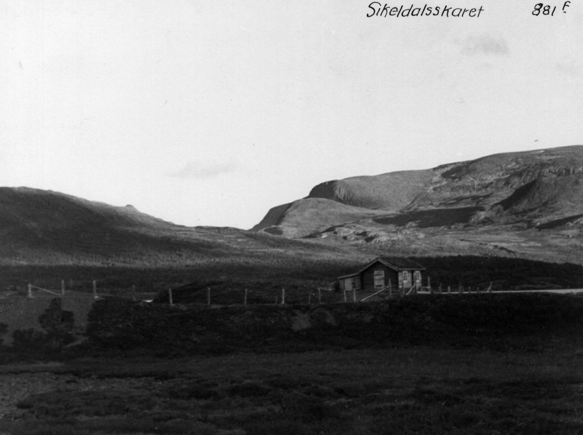 Anders Beer Wilse, Fjellvidde Sikkelsdalsskaret Beboelse Jotunheimen